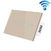 TC120 Gold Wifi Smart Light Switch Touch Panel, Alexa/Google Home - 1