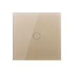 86mm Smart Home Light Touch Switch with RF433 Remote, Gold - 2