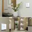 86mm Smart Home Light Touch Switch with RF433 Remote, Gold - 8