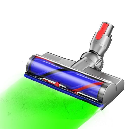 High Torque Roller Brush Head for Dyson V7-V15 with Dust Light - 1