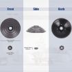 V-Ball Wheels for Dyson V6-V12 Direct Drive Cleaner Head - 4