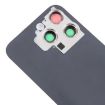 iPhone 15 Pro Glass Back Cover with Camera Lens (White) - 5