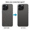 iPhone 15 Pro Glass Back Cover with Camera Lens (Black) - 6