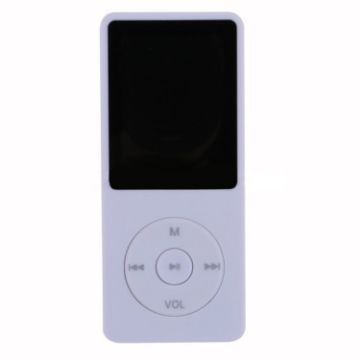 Mini Walkman 4GB White - LCD FM Radio, Video Games, MP3/MP4 Player - 1