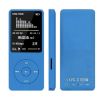 Portable 4GB LCD Screen MP3 MP4 Player FM Radio Mini Walkman (Blue) - 1