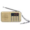 Gold L-218AM MP3 Radio Speaker Player with LED Flashlight Function - 1