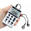 Portable AM/FM Rechargeable Stereo Radio with LCD & Earphone Jack - 3