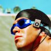 C26 Gold IPX8 Waterproof 8GB Swimming MP3 Player with FM & Earphones - 7