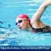 C26 Gold IPX8 Waterproof 8GB Swimming MP3 Player with FM & Earphones - 8