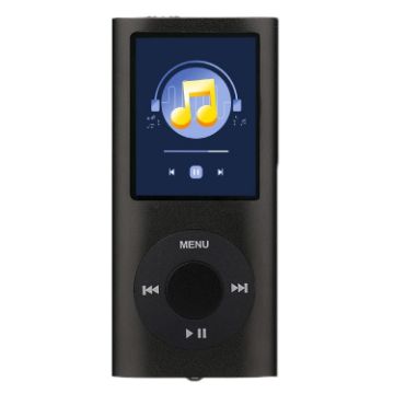 MP4 Player 1.8" TFT Screen Metal with Earphone & Cable (Black) - 1