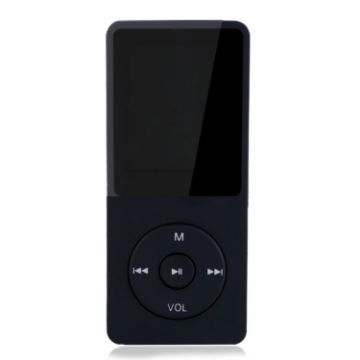 Portable LCD Walkman: 8GB FM Radio, MP3/MP4 Player (Black) - 1