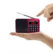 Y-928 Red FM Radio LED Display MP3 TF Card U Disk Support - 3