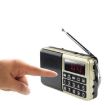 Y-928 Blue FM Radio LED Display MP3 TF Card U Disk Support - 5
