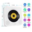 Portable Bluetooth Speaker & CD Player with Remote (Black) - 2
