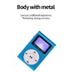 Mini Lavalier MP3 Music Player 128M+Earphone Cable, Silver Gray - 7
