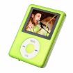 Compact 1.8" MP4 Player with TF Slot, FM Radio & More (Green) - 2