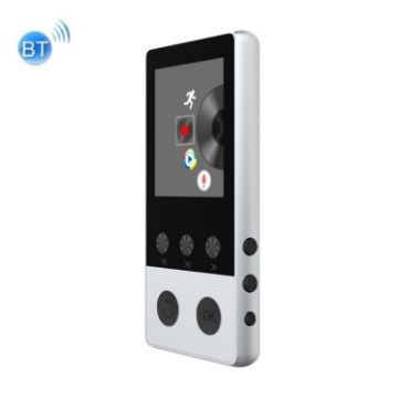 A5 1.8" Silver Sports Bluetooth MP3 MP4 Player, 8GB, Speaker Support - 1