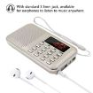 MP3 Radio Speaker with TF Card USB & LED Flashlight (Black) - 3