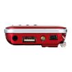 MP3 Radio Speaker with TF Card USB & LED Flashlight (Black) - 6