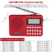 HABONG KK-170 Portable 21 Band Radio, USB/TF/MP3 Music Player - 4