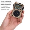 HanRongda HRD-701 Yellow Portable Radio Subwoofer Bluetooth TF Display - 6