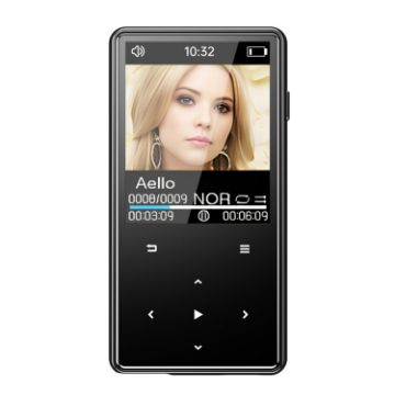 Portable Bluetooth MP3/MP4 Music Player Walkman, 8GB (Black) - 1
