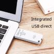 Bluetooth XT02 U Disk Style MP3 Music Player, Blue - 6