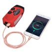 HRD-902 Hand Crank Solar LED Flashlight with FM Radio & Alarm - 4