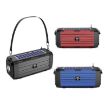Solar Wireless Bluetooth Speaker with FM Radio - BDL-187 (Black) - 2