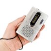 INDIN BC-R21 Portable AM/FM Radio for Morning Practice (Silver Gray) - 3