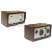 Retro Wooden Radio & Thermometer Alarm Clock (Random Color) - 5