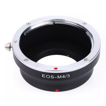 EOS-M4/3 Lens Mount Stepping Ring - Black - 1