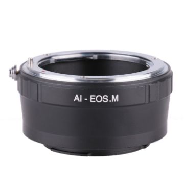 EOS M Lens Adapter: AI Lens to EOS M Stepping Ring (Black) - 1