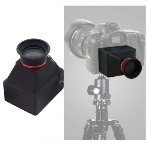 SLR Micro Screen Magnifying Viewfinder Sun Hood SQ-886 3x - 1