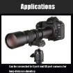 Lightdow 500mm F8-F32 Manual Telephoto Lens for Canon DSLR EF Port - 6