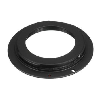 M42-EOS Lens Mount Stepping Ring in Black - 1