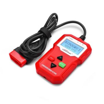 KONNWEI KW590 Mini OBDII Diagnostic Tool for 12V Gasoline Cars (Red) - 1