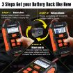 KONNWEI KW520 12V/24V Car Battery Tester with Repair & Charging - 3