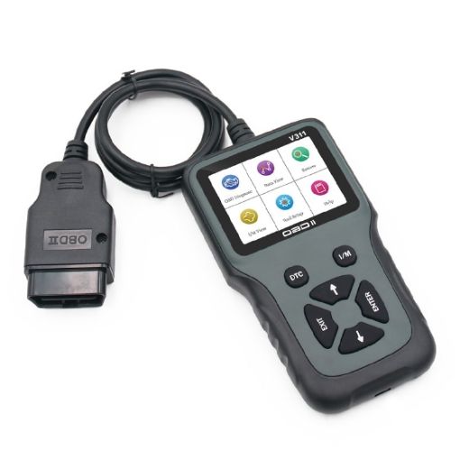 V311 OBD2 Scanner 8-36V, Multi-Language Color Screen Fault Detector - 1