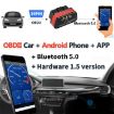 KONNWEI KW901 OBD2 Bluetooth 5.0 Car Diagnostic Tool Android Red - 5