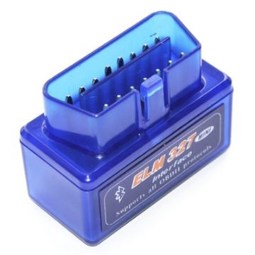 Mini ELM327 Bluetooth OBDII V2.1 Car Diagnostic Tool (Blue) - 1