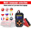 KONNWEI KW218 Car Battery Tester, 2.4" Color Screen (Black) - 7