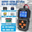 KONNWEI KW218 Car Battery Tester, 2.4" Color Screen (Black) - 8