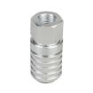 PD242 Series Steel Hydraulic Test Port Quick Connect Coupler Silver - 1