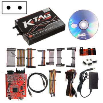 KTAG V7.020 ECU Programming Tool Red PCB, Unlimited Token, EU Plug - 1