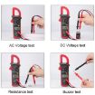 ANENG ST201 Red Digital Clamp Multimeter for AC/DC Voltage & Current - 8