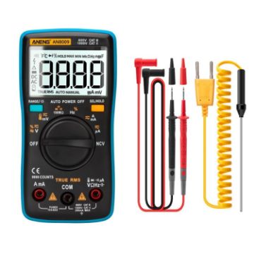 ANENG AN8009 NVC Digital Multimeter, Standard Spec (Blue) - 1