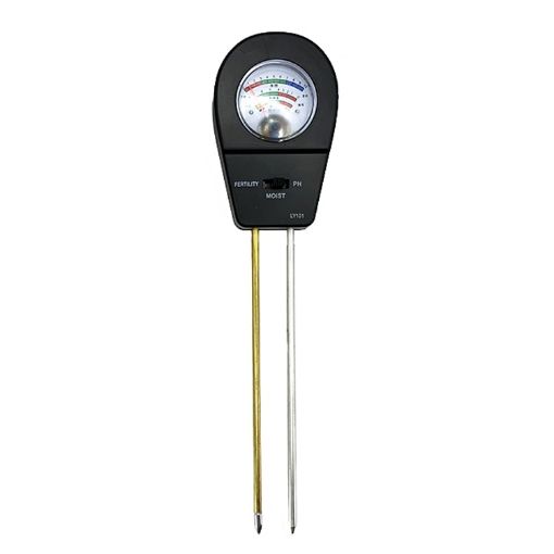 LY101 Soil Detector for PH Level - Flower & Grass Tester (Black) - 1