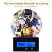 12V-84V Battery Voltmeter Gauge & Status Monitor (Blue Light) - 7