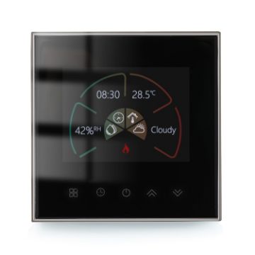 BHT-2002GALM 220V Smart Home WiFi Water Heating Thermostat Black - 1